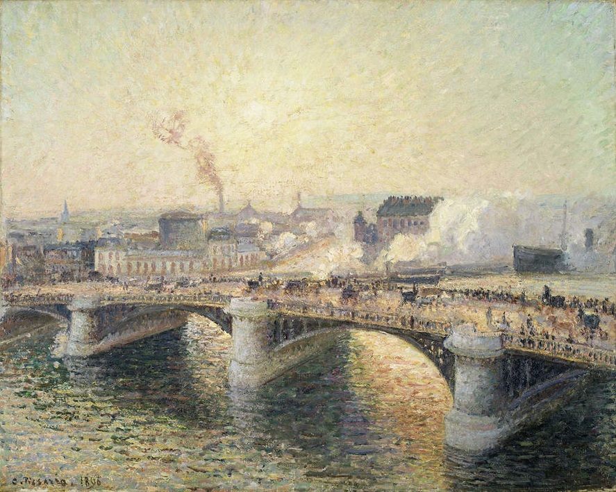 The Pont Boieldieu in Rouen at Sunset.jpg