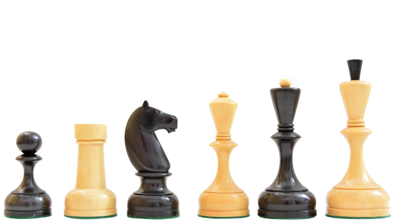 Russian Zagreb Staunton Chess Set in ebony Box Wood