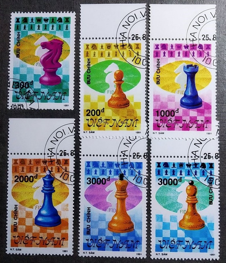 3. Почтовые марки Вьетнама, 1991 год.jpg